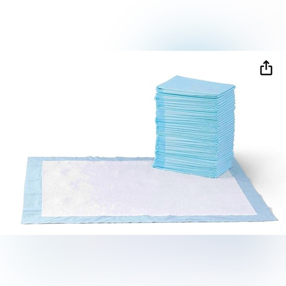 Amazon Basics Dog and Puppy Leak-Proof 5-Layer Pee Pads Potty Training 40 ct - Picture 1 of 7